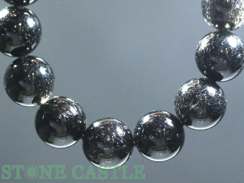 花火ルチルブレスレット！7.8㎜ 高透明・欠有】スーパーセブン花火