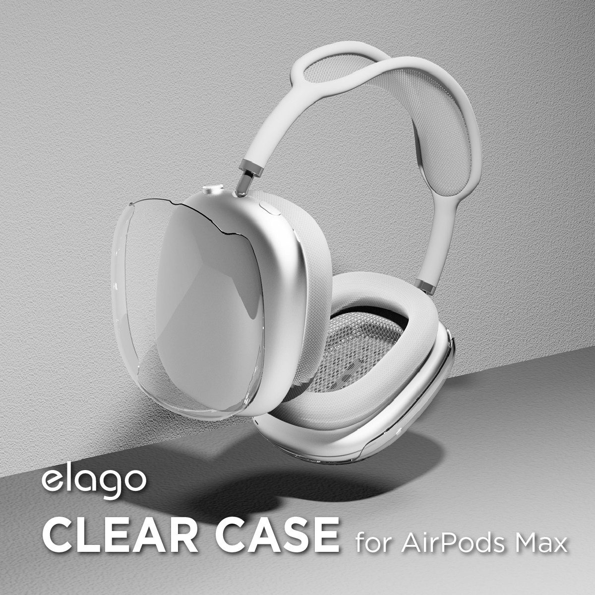 楽天市場】AirPods Max ケース クリア イヤーカップ 保護 カバー 衝撃