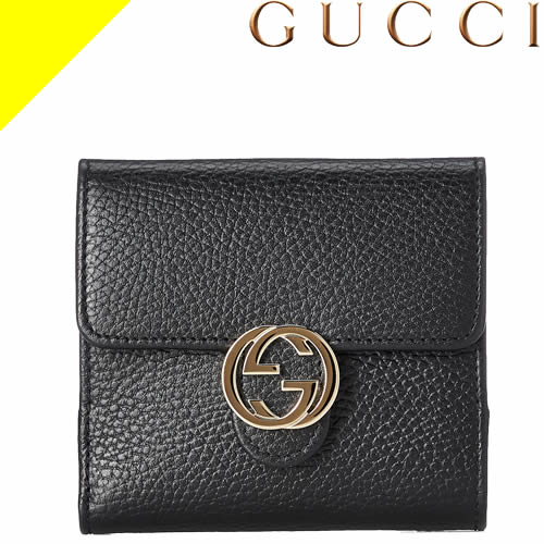 ✨新品未使用・箱保証書GUCCI ミニ財布マイクロGG インターロッキング