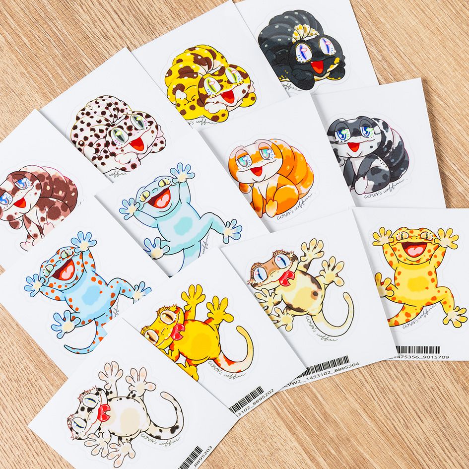 楽天市場】ステッカー シール デフォルメシリーズトカゲ 爬虫類 車