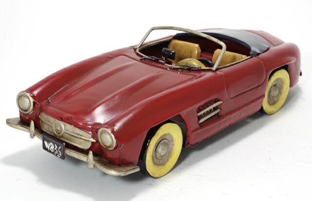 楽天市場】ブリキ おもちゃ MBZ-SL RED（ベンツSL）L25cm ブリキの