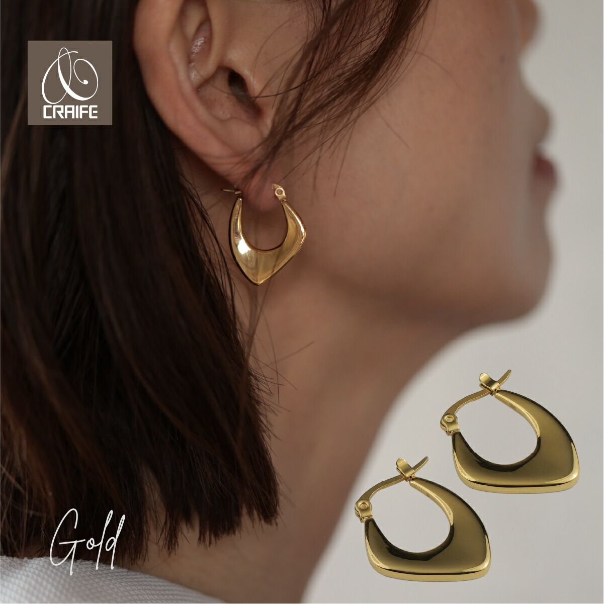 楽天市場】【最大30%OFFクーポン配布中】 ピアス 大ぶり フープピアス