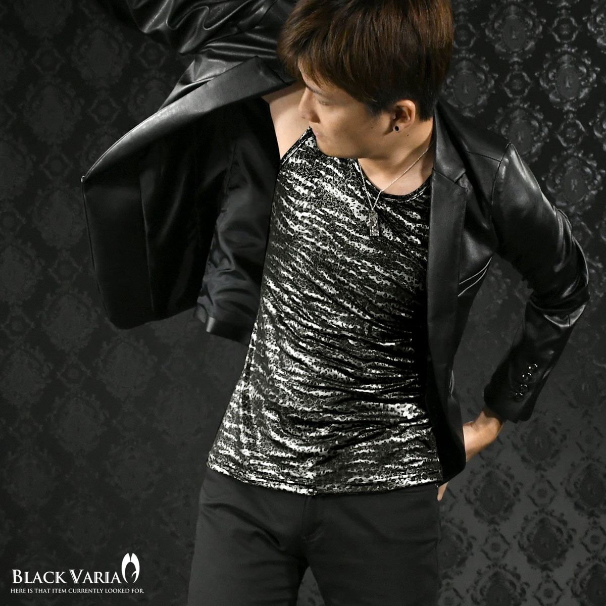 SHELLAC ヒョウ柄タンクトップ 48 新品 SHELLAC ヒョウ柄タンクトップ