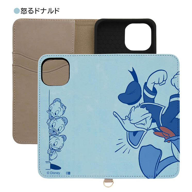 楽天市場】iPhone15 ケース 手帳型 ディズニー ドナルドダック 怒る