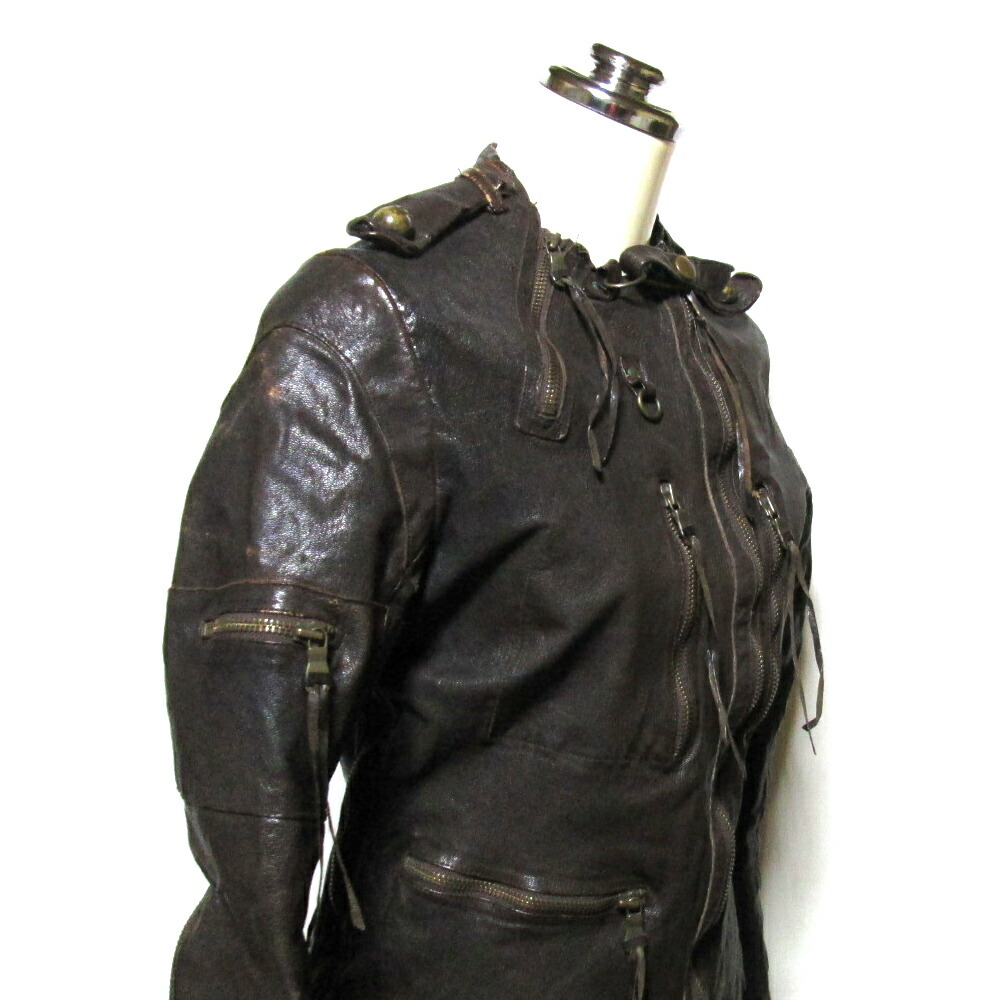 SHARESPIRIT レザーライダースジャケット メンズM シェアスピリット