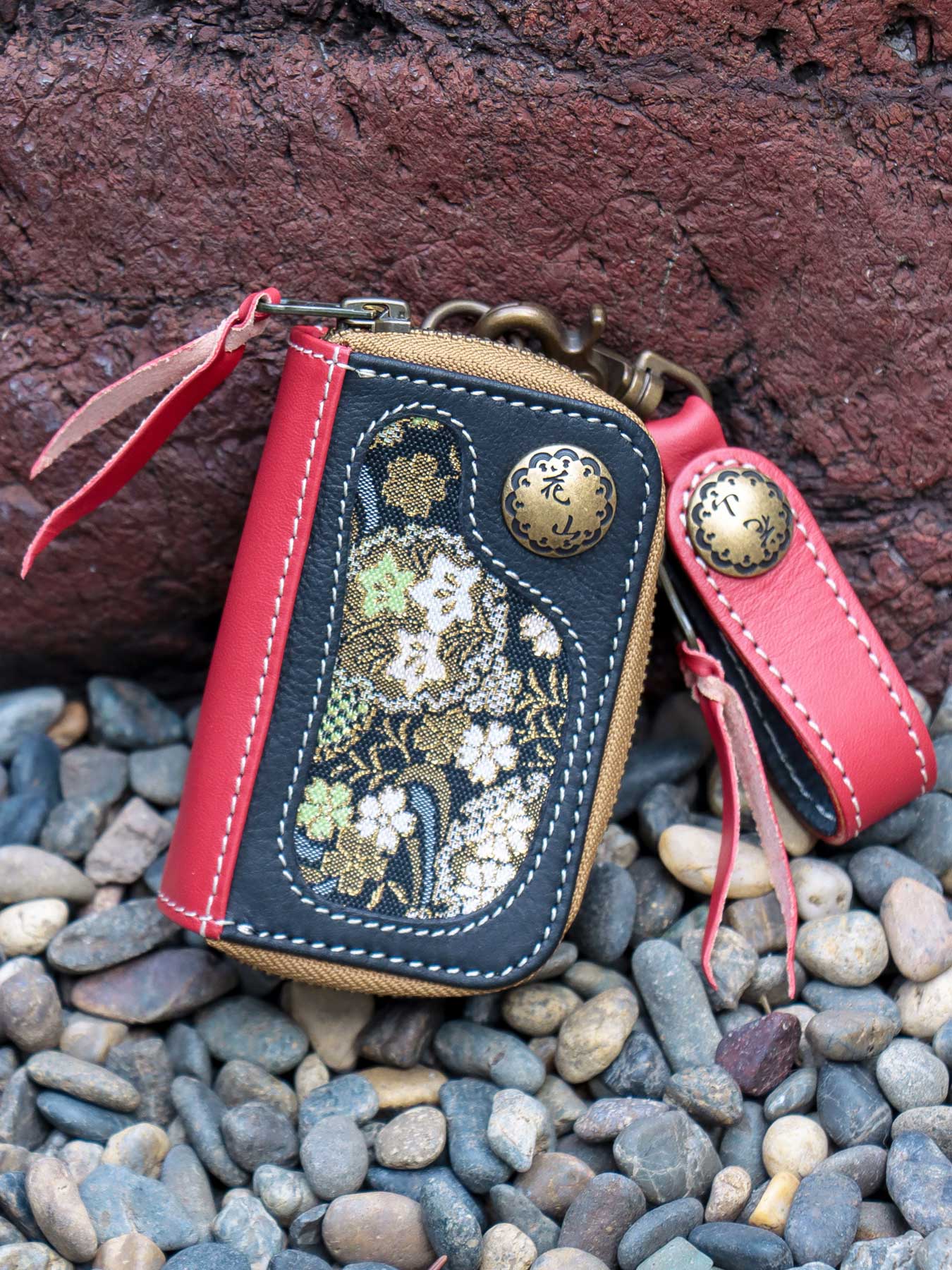 楽天市場】＜送料無料＞【花山】≪50点限定≫流水雪輪 キーウォレット