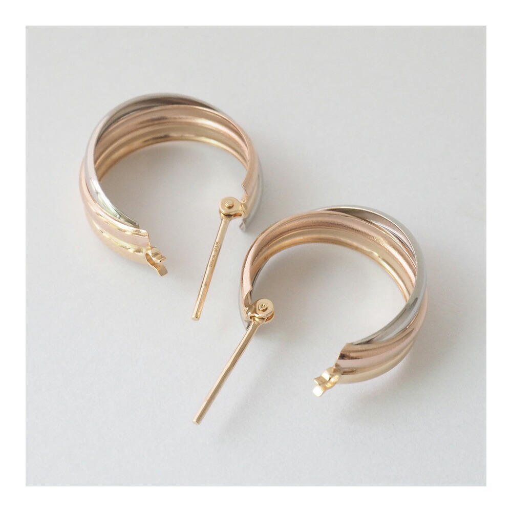 楽天市場】ピアス フープピアス 10金 k10 プラチナ Pt900 ゴールド