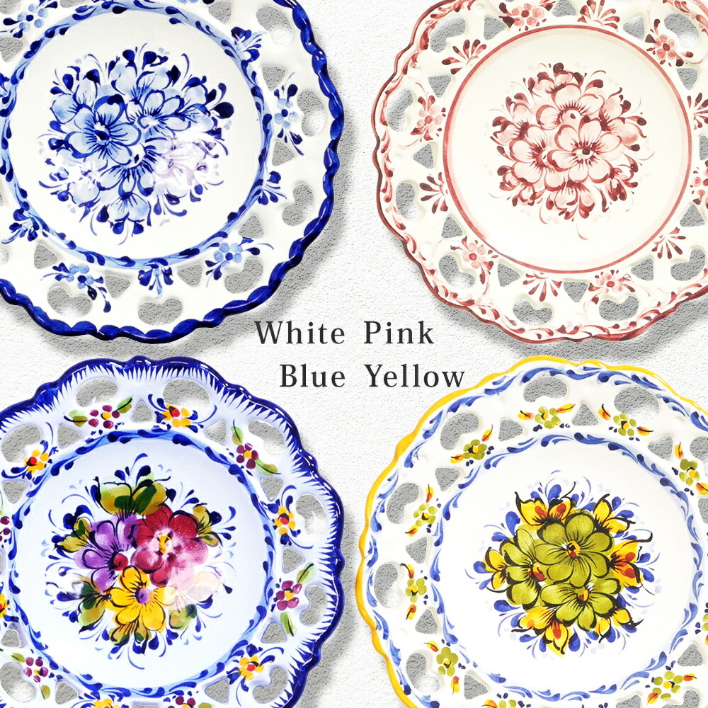 楽天市場】【P7倍】【再入荷】ポルトガル製 飾り皿 絵皿 壁掛け 陶器