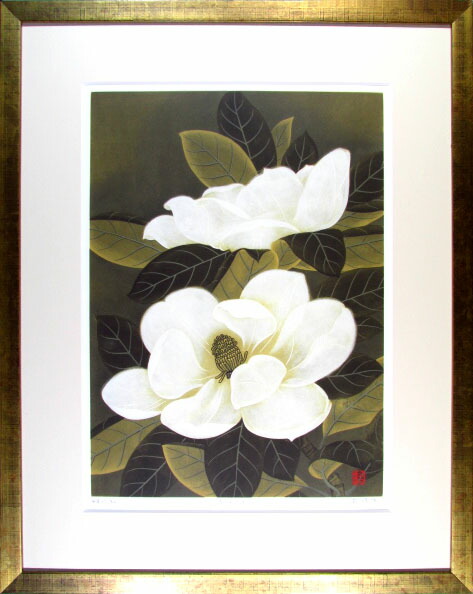 楽天市場】小泉淳作 泰山木の花 銅版画 : ギャラリーダッドアート