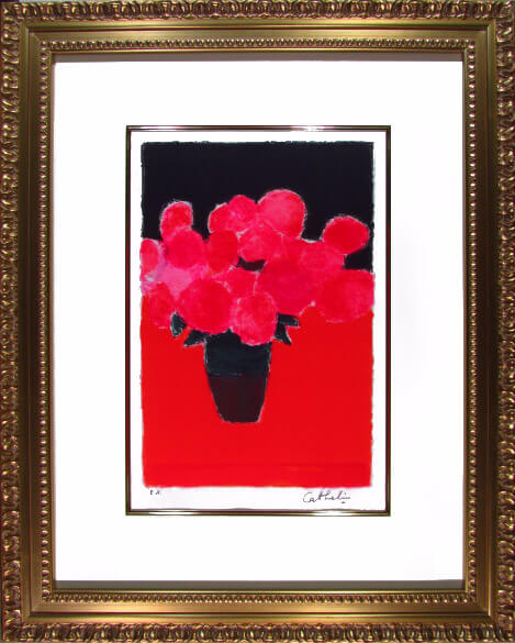 楽天市場】ベルナール カトラン リトグラフ 1995年 紫陽花