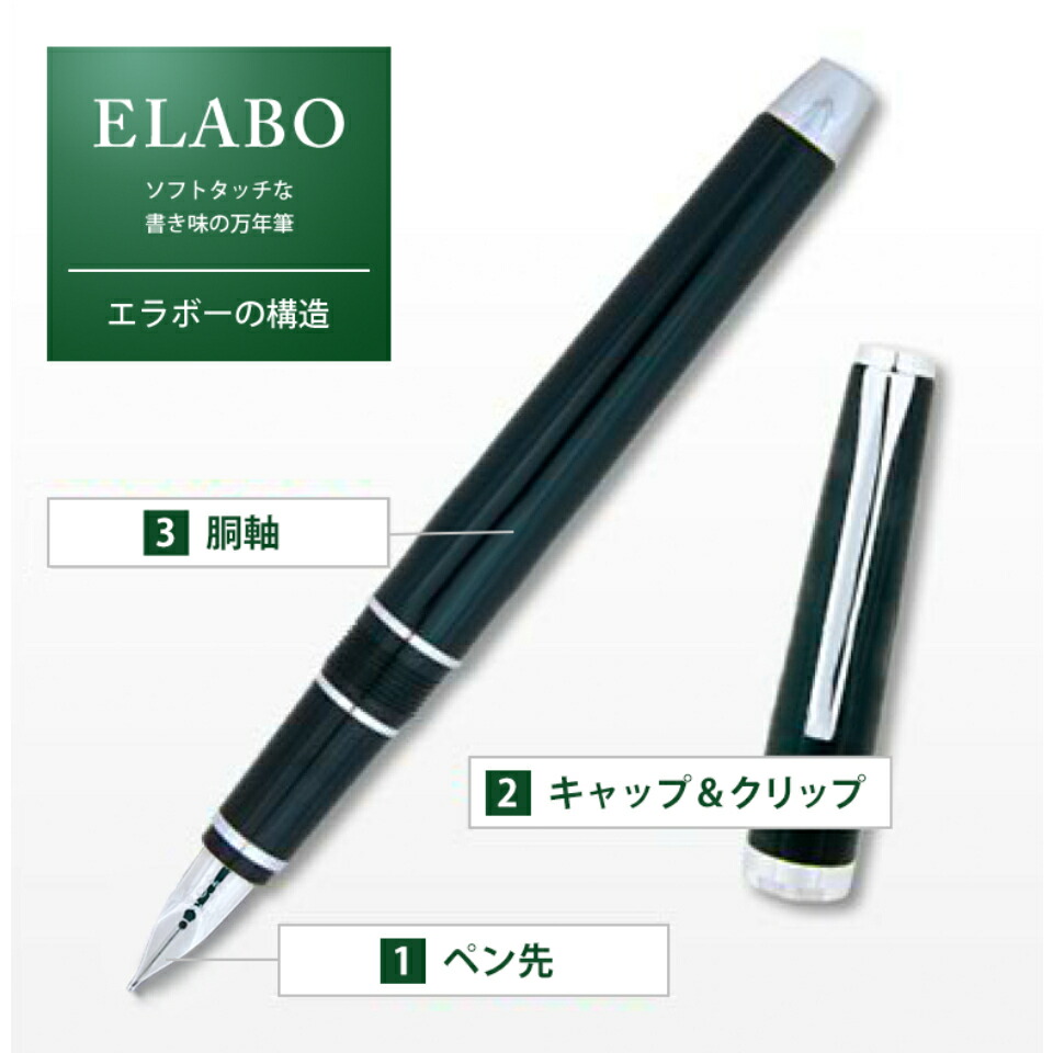 楽天市場】パイロット 万年筆 エラボー 樹脂軸 FE-18SR SEF SF SM SB