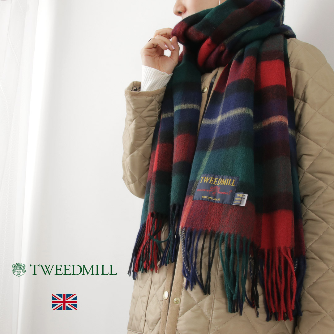 楽天市場】【20％OFF】TWEED MILL（ツイードミル） 71×210 ラムウール