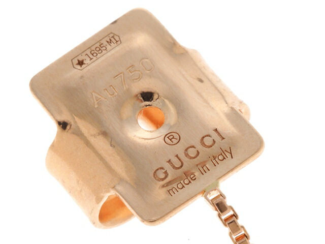 楽天市場】GUCCI グッチ インフィニティピアス ピンクゴールド 約2.5g