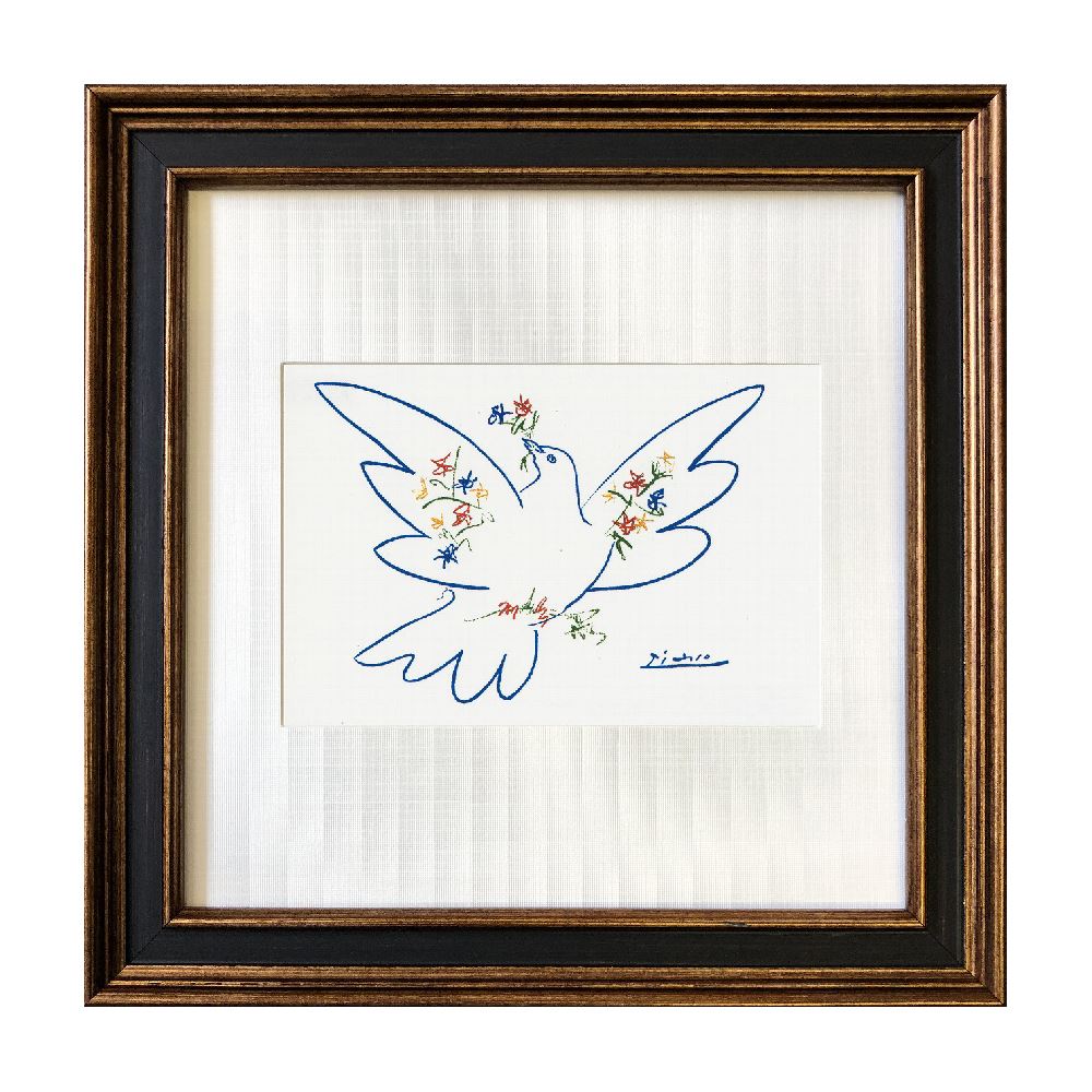 楽天市場】Dove of Peace 平和の鳩 24.2×24.2cm ピカソ ポスター
