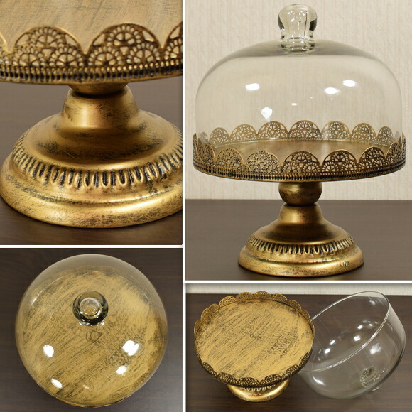 楽天市場】Mesto メスト ケーキドーム風アレンジスタンド ガラスドーム