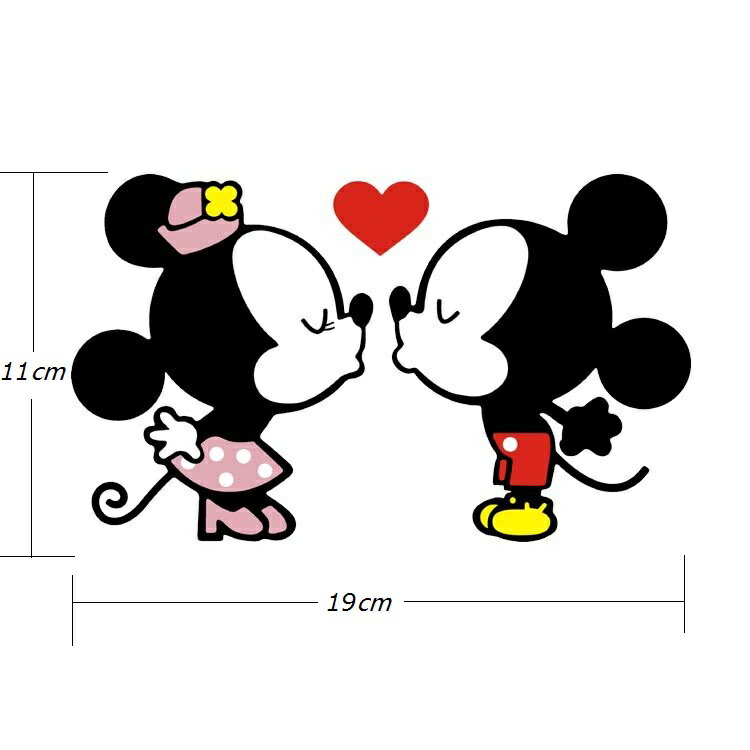 The Disney Kiss ポスター ミッキー ミニー Amazon.com: Trends