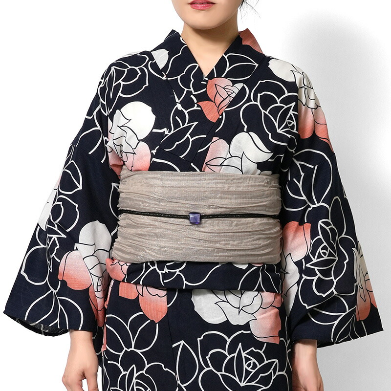 楽天市場】【3点10%OFFクーポン】浴衣 吸水速乾 薔薇 バラ 黒 紺 赤