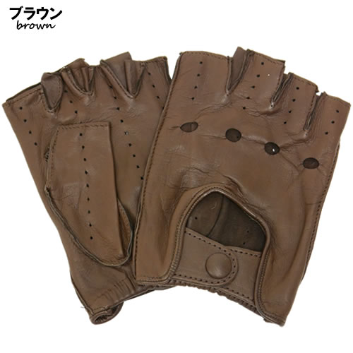 楽天市場】【8%OFFクーポン】ドライビンググローブ 本革 メンズ 半指