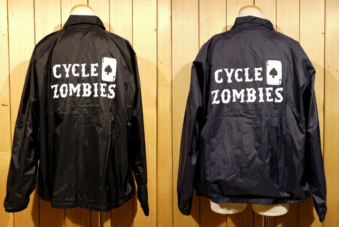 楽天市場】CYCLE ZOMBIES サイクルゾンビーズ GNAR CARD COACH JACKET