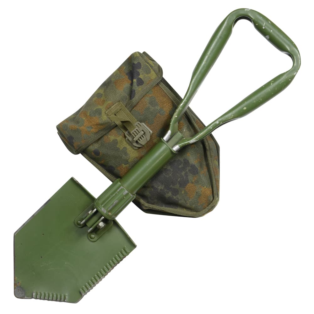 楽天市場】ドイツ軍放出品 折りたたみスコップ 三つ折り フレクター