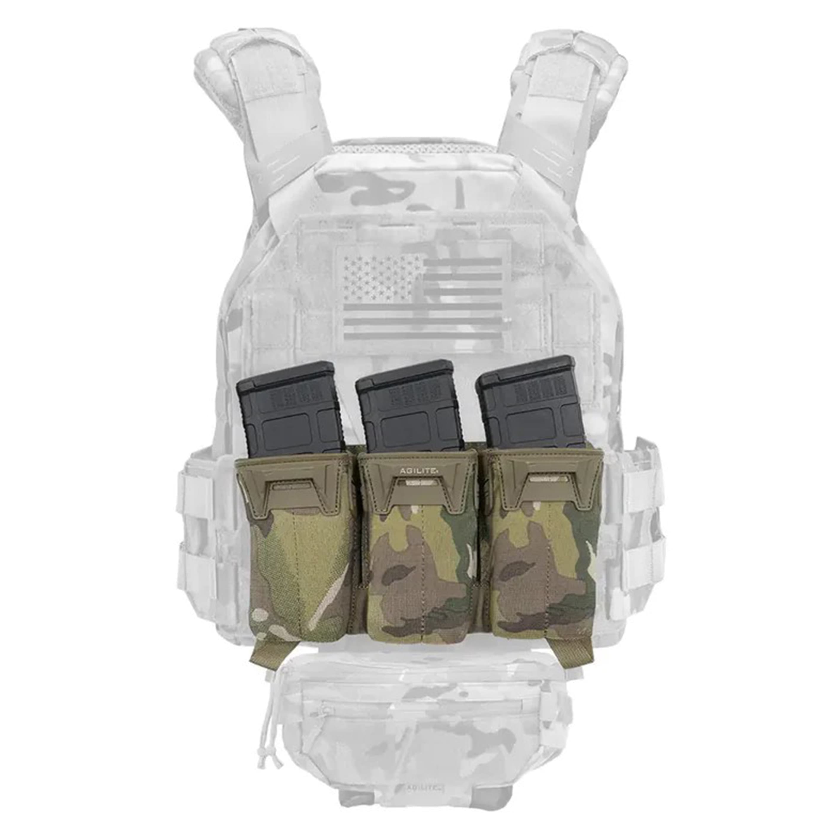 楽天市場】AGILITE トリプルマグポーチパネル PINCER プラカード 5.56