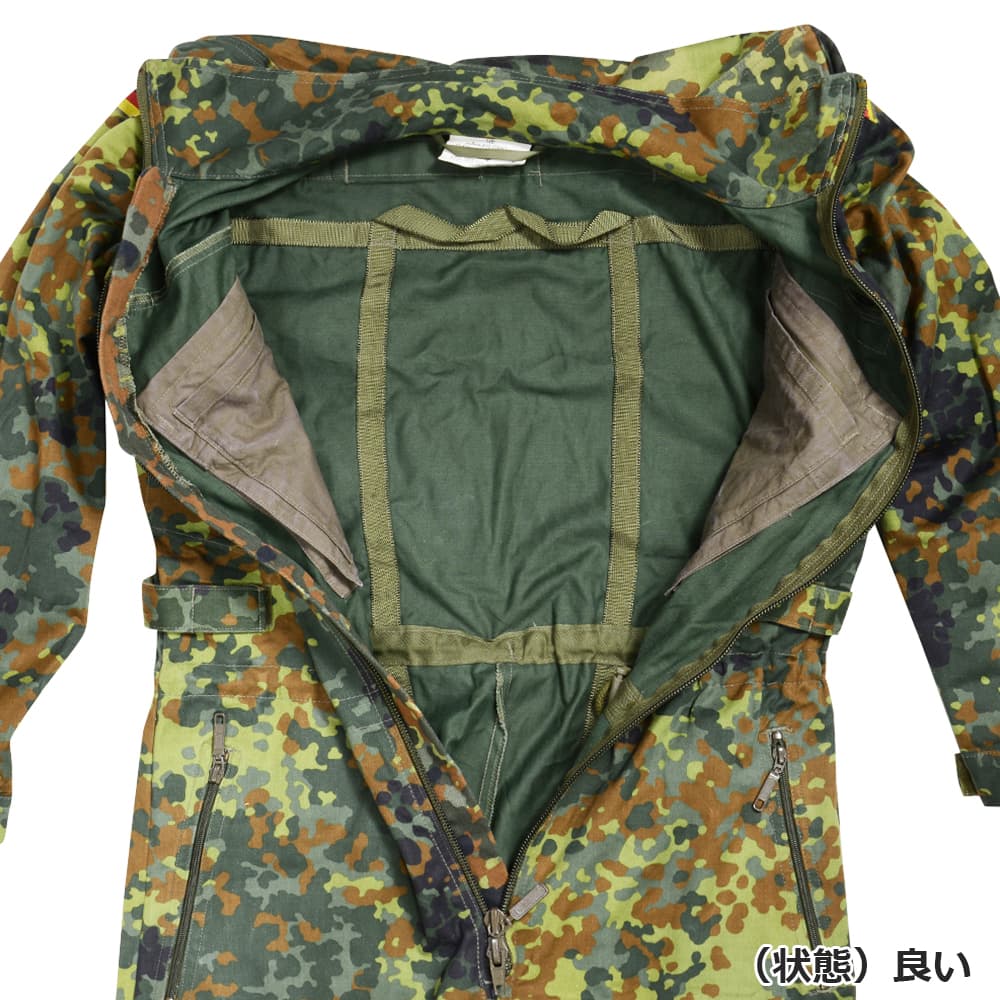 楽天市場】ドイツ軍放出品 カバーオール 戦車兵用 フレクターカモ 裏地