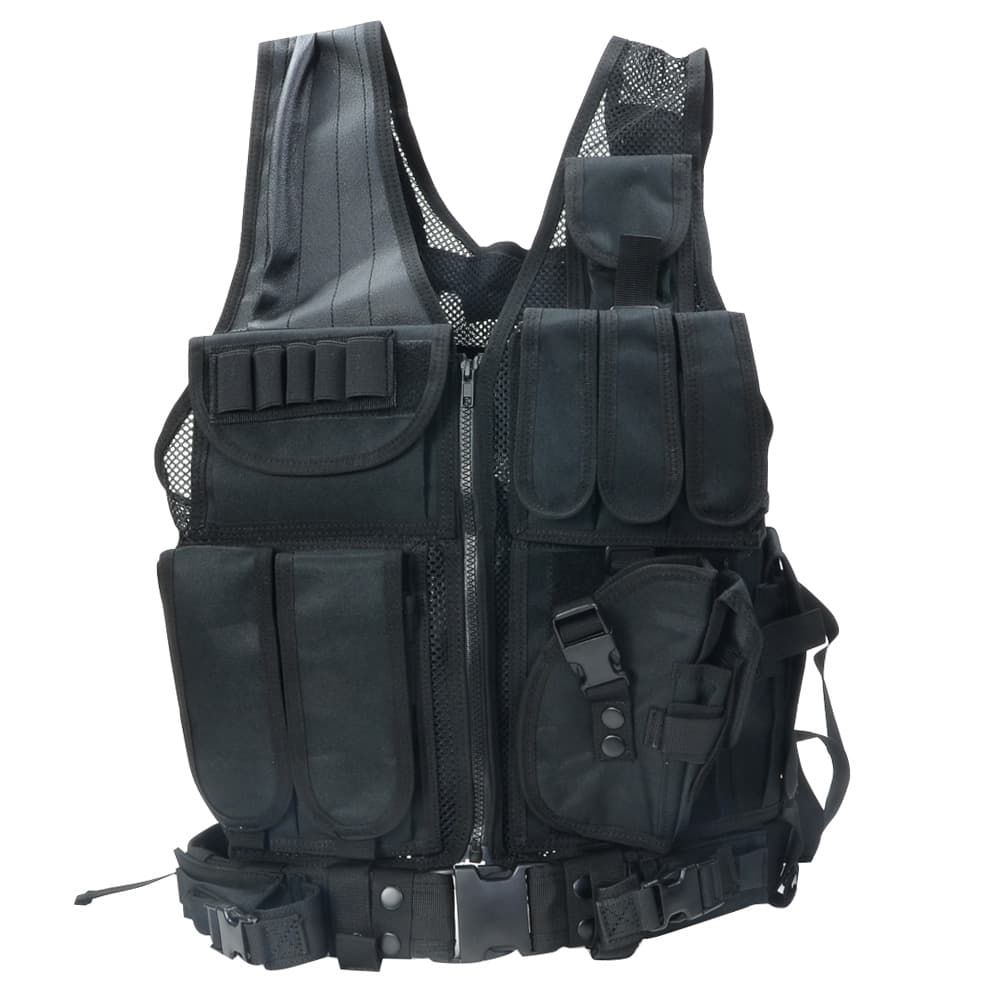 楽天市場】タクティカルベスト 固定式マグポーチ 着脱式ホルスター付き