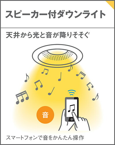 楽天市場】パナソニック Panasonicスピーカー付調光ダウンライト