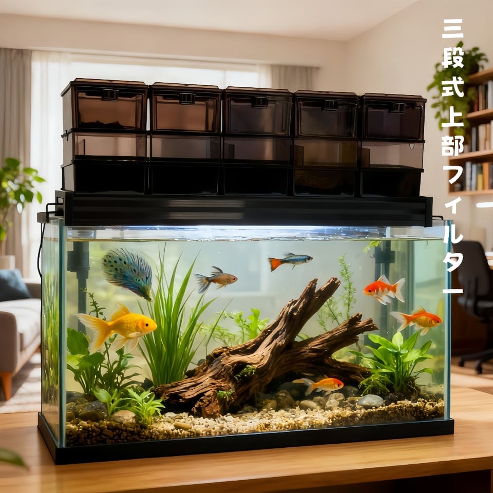 楽天市場】90cm 水槽 上部フィルターの通販