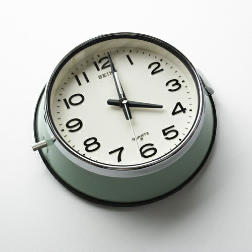 ☆SEIKO 船時計 バス時計 船舶 セイコー 防塵 掛時計 丸時計 柱時計