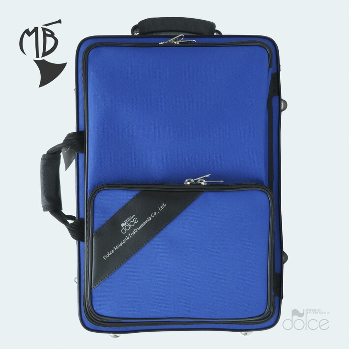 BAM】オーボエ&イングリッシュホルン用ダブルケース 黒/青 オーボエ