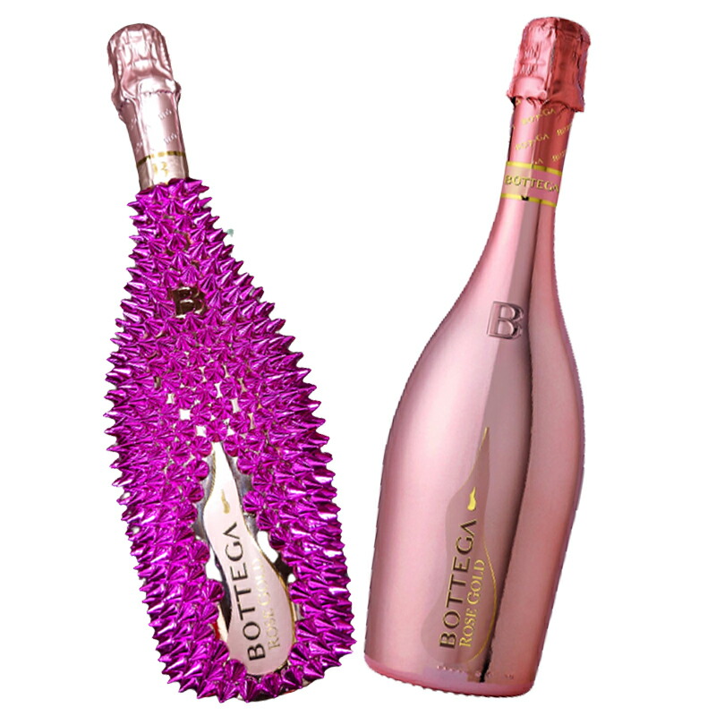 楽天市場】ボッテガ ロゼ ゴールド デコレーションボトル 750ml×1本+