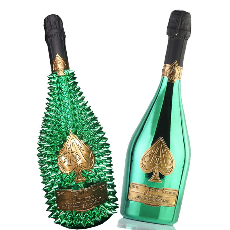 楽天市場】アルマン ド ブリニャック グリーン デコレーションボトル