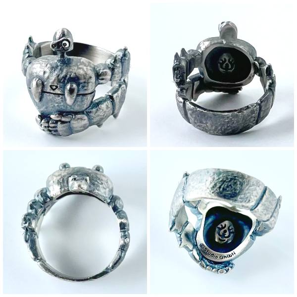 楽天市場】ジブリ グッズ 天空の城ラピュタ 指輪シルバーロボット兵(1