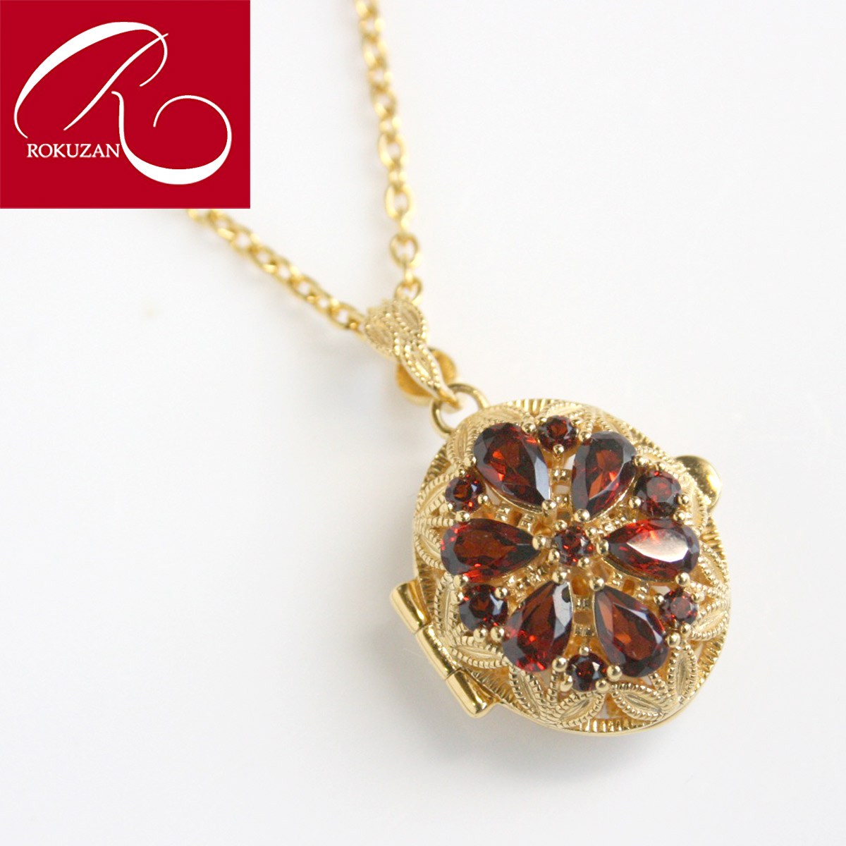 JA009 ペンダント with ガーネット 【アンティーク】 【公式通販】
