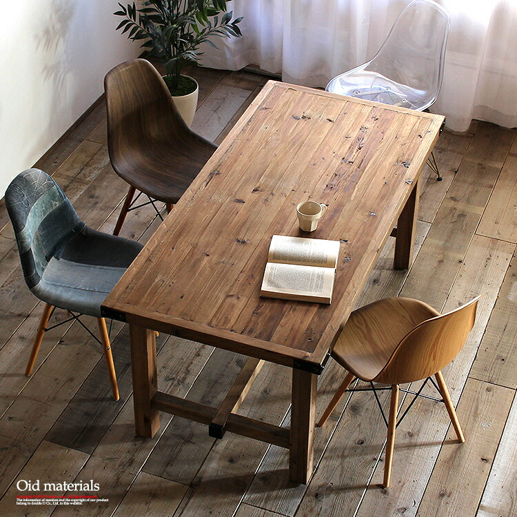 楽天市場】古材 テーブル（ダイニングテーブル｜テーブル