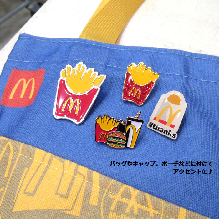 楽天市場】マクドナルド オフィシャルグッズ ピン ラペルピン マック