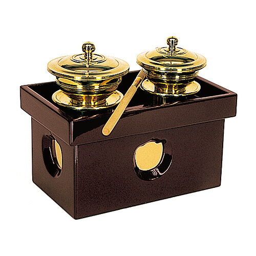 修縁堂】密教法具古美術品 宝珠型 塗洒二器 修縁堂】密教法具古美術品