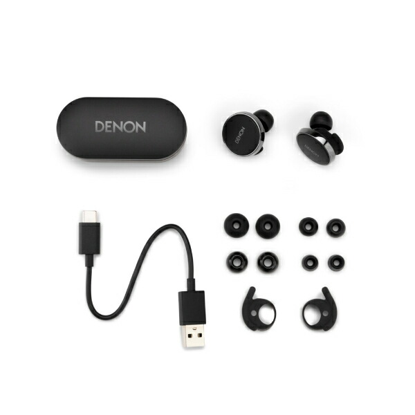 楽天市場】DENON PerL Pro True Wireless Earbuds ブラック デノン