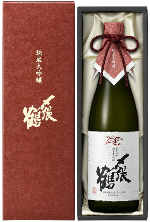 楽天市場】〆張鶴 純米大吟醸 RED LABEL（レッドラベル）720ml