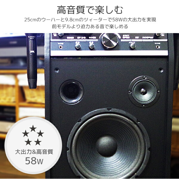 楽天市場】カラオケ DVDカラオケシステム ワイヤレスマイク2本付き DVD