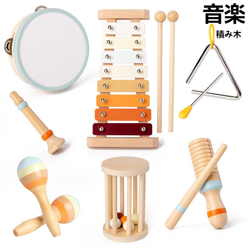 Sonar社 クマちゃん 木製タンバリン 優しい音色 軽量 お子様にも Sonar