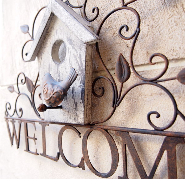 楽天市場】壁飾り ウェルカムバードウォールデコ 6839 村田屋産業