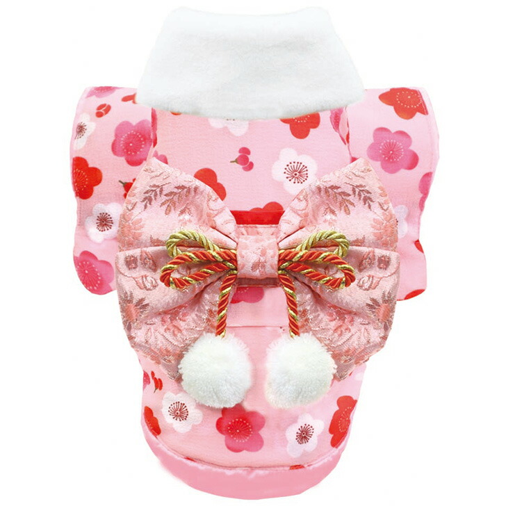 楽天市場】犬服 晴れ着 小梅 ピンク 1号 2号2号ロング 3号 3号ロング 4