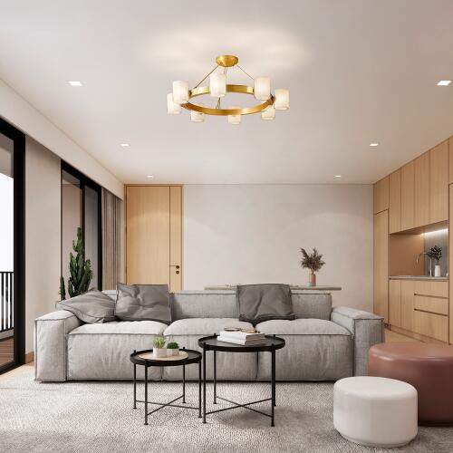 大正ロマン 和モダン クラシック 香蘭社 ヤマギワ 8灯シャンデリア