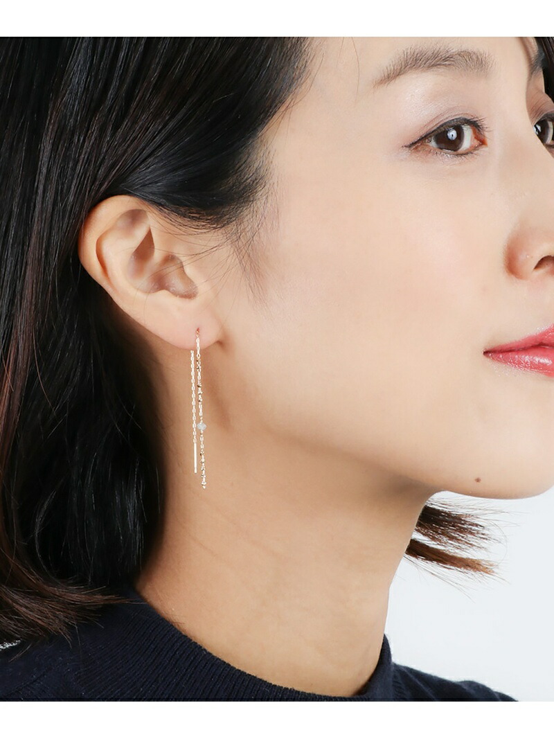 ete K18 YG グレイン e_Grain フープ ピアス K18YG e_Grain ピアス