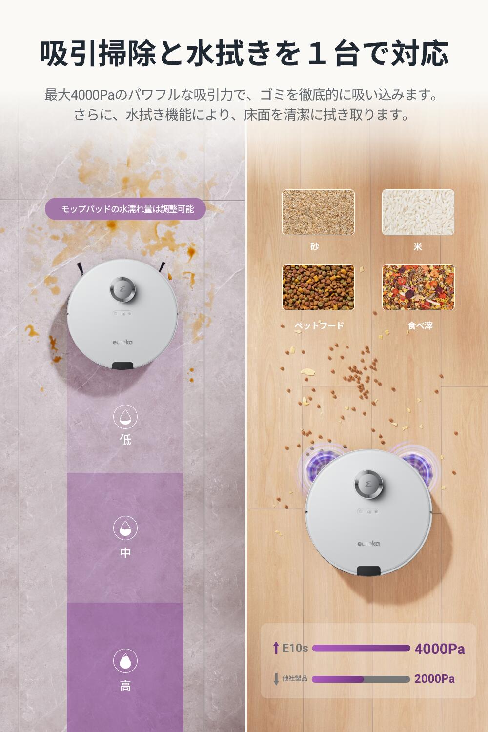 楽天市場】【クーポンで19,800円！】EUREKA（ユーリカ）ロボット掃除機