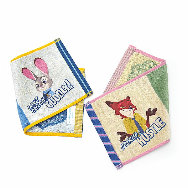 楽天市場】ミニタオル2枚 ジュディーとニック ズートピア ディズニー