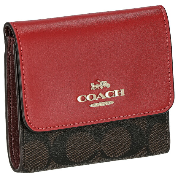 コーチ(COACH) 赤 三つ折り財布 | 通販・人気ランキング - 価格.com