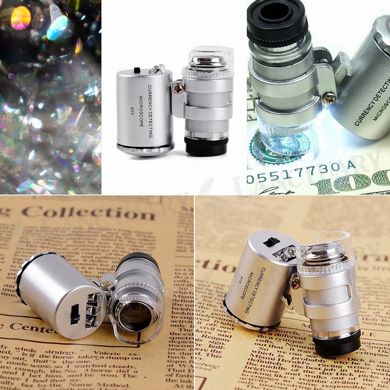 楽天市場】マイクロスコープ マクロ 60 倍 ブラックライト 紫外線 LED